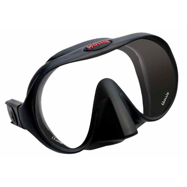 Black diving mask hollis M1 