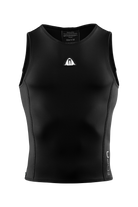 Black sleeveless 2mmNeoprene Vest for men from Waterproof Diving