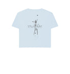 Sky Blue Freediver DesignedbyJoost Box T-Shirt Women