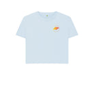 Sky Blue Freediver DesignedbyJoost Box T-Shirt Women