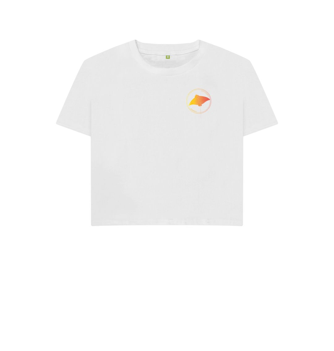 White Freediver DesignedbyJoost Box T-Shirt Women